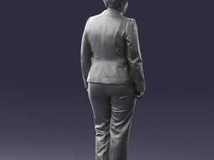 lady pant suit 0499 3D Модель