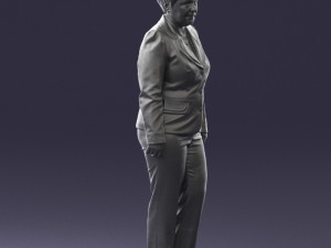lady pant suit 0499 3D Модель
