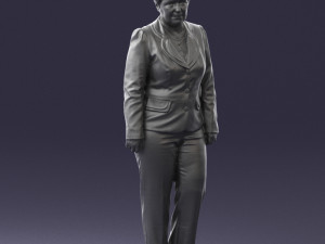 lady pant suit 0499 3D Модель