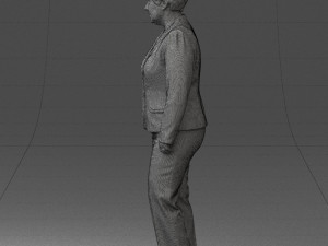 lady pant suit 0499 3D Модель
