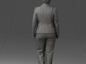 lady pant suit 0499 3D Модель