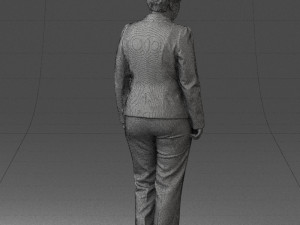 lady pant suit 0499 3D Модель