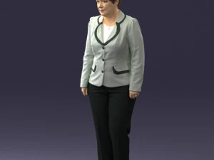 lady pant suit 0499 3d print ready 3D Print Model