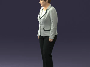 lady pant suit 0499 3d print ready 3D Print Model