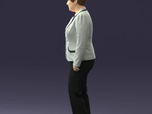 lady pant suit 0499 3d print ready 3D Print Model