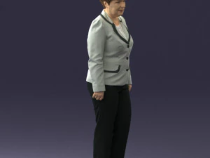lady pant suit 0499 3d print ready 3D Print Model