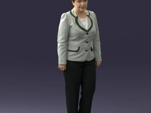lady pant suit 0499 3d print ready 3D Print Model
