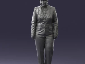lady pant suit 0499 3d print ready 3D Print Model