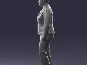 lady pant suit 0499 3d print ready 3D Print Model