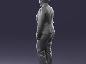 lady pant suit 0499 3d print ready 3D Print Model