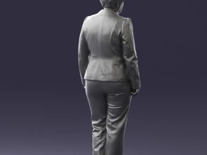 lady pant suit 0499 3d print ready 3D Print Model