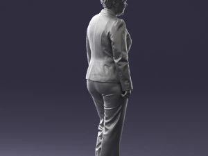 lady pant suit 0499 3d print ready 3D Print Model