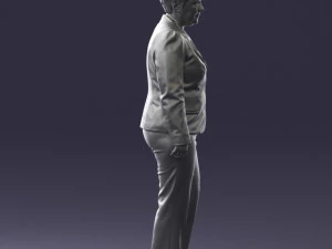lady pant suit 0499 3d print ready 3D Print Model