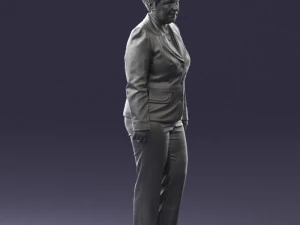 lady pant suit 0499 3d print ready 3D Print Model