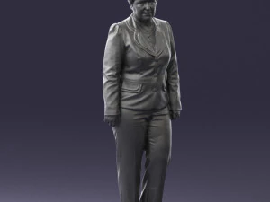lady pant suit 0499 3d print ready 3D Print Model