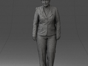 lady pant suit 0499 3d print ready 3Dプリントモデル