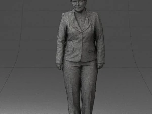 lady pant suit 0499 3d print ready 3D Print Model