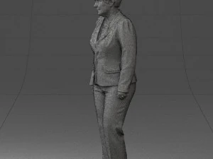 lady pant suit 0499 3d print ready 3D Print Model