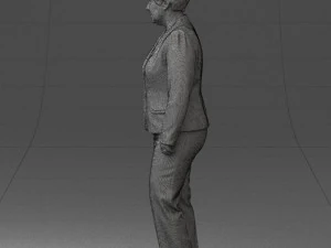 lady pant suit 0499 3d print ready 3D Print Model