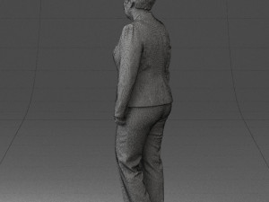 lady pant suit 0499 3d print ready 3Dプリントモデル