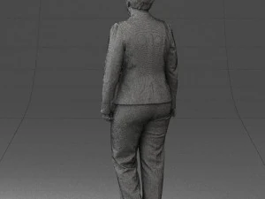 lady pant suit 0499 3d print ready 3D Print Model