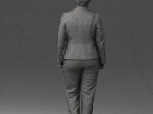 lady pant suit 0499 3d print ready 3D Print Model