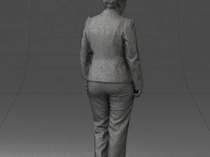 lady pant suit 0499 3d print ready 3D Print Model