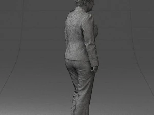 lady pant suit 0499 3d print ready 3D Print Model