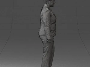 lady pant suit 0499 3d print ready 3D Print Model