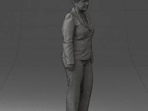 lady pant suit 0499 3d print ready 3D Print Model