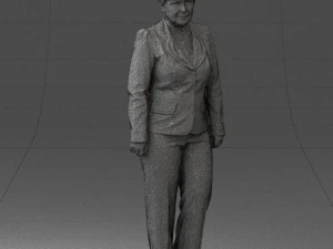 lady pant suit 0499 3d print ready 3D Print Model