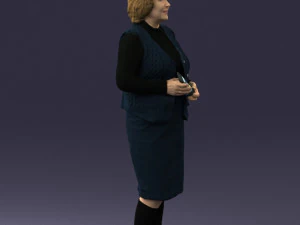 grandmother vest sleeveless jacket0495 3d print ready 3D Print Model