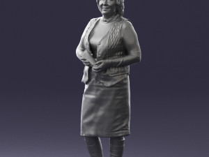 grandmother vest sleeveless jacket0495 3d print ready Modèles 3D en vedette
