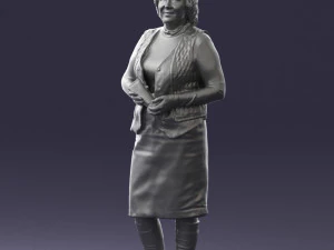 grandmother vest sleeveless jacket0495 3d print ready 3D Print Model