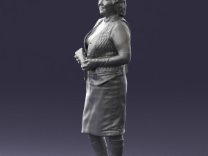 grandmother vest sleeveless jacket0495 3d print ready Modèles 3D en vedette