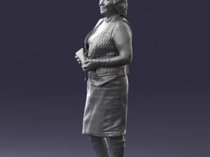 grandmother vest sleeveless jacket0495 3d print ready 3D Print Model