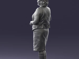 grandmother vest sleeveless jacket0495 3d print ready 3D Print Model