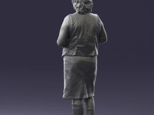 grandmother vest sleeveless jacket0495 3d print ready 3D Print Model