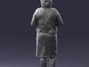 grandmother vest sleeveless jacket0495 3d print ready 3D Print Model