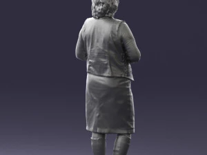 grandmother vest sleeveless jacket0495 3d print ready 3D Print Model