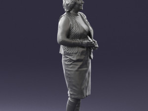 grandmother vest sleeveless jacket0495 3d print ready Modèles 3D en vedette