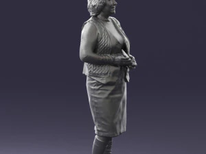 grandmother vest sleeveless jacket0495 3d print ready 3D Print Model