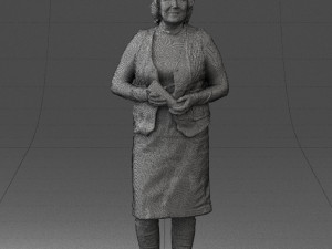 grandmother vest sleeveless jacket0495 3d print ready Modèles 3D en vedette