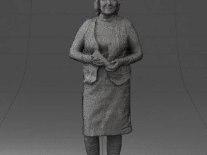 grandmother vest sleeveless jacket0495 3d print ready 3D Print Model