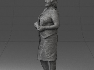 grandmother vest sleeveless jacket0495 3d print ready Modèles 3D en vedette