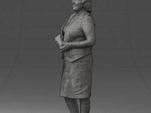 grandmother vest sleeveless jacket0495 3d print ready 3D Print Model