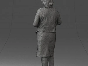 grandmother vest sleeveless jacket0495 3d print ready 3D Print Model