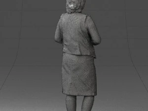 grandmother vest sleeveless jacket0495 3d print ready 3D Print Model