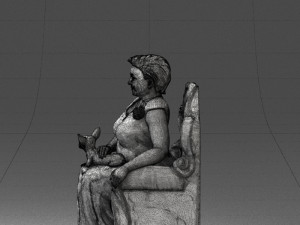 grandmother in chair 0477 Modèle 3D