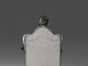 grandmother in chair 0477 Modèle 3D